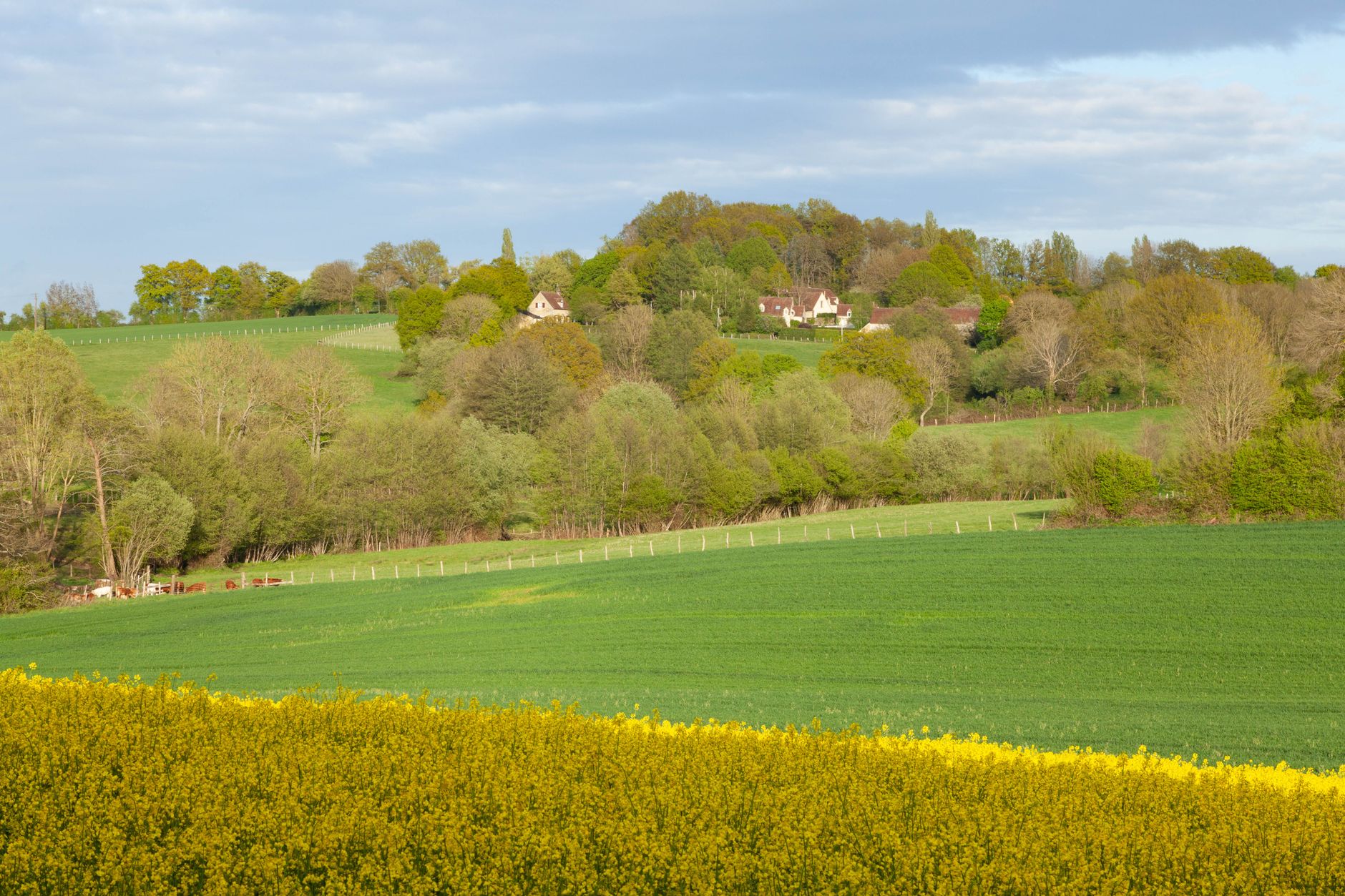 À la claire fontaine, les — paysage naturel chanson française traditionnelle
